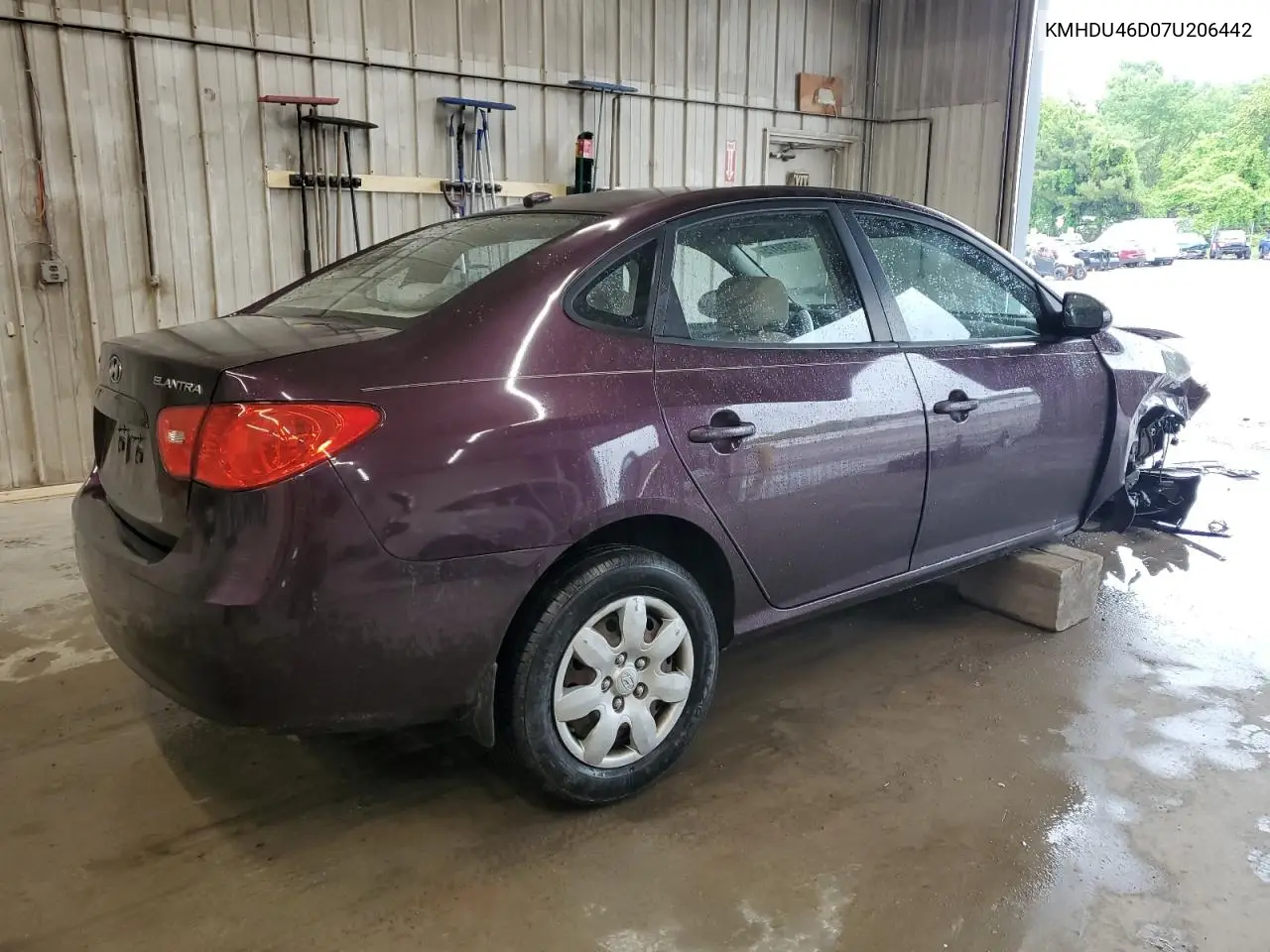 2007 Hyundai Elantra Gls VIN: KMHDU46D07U206442 Lot: 56579175