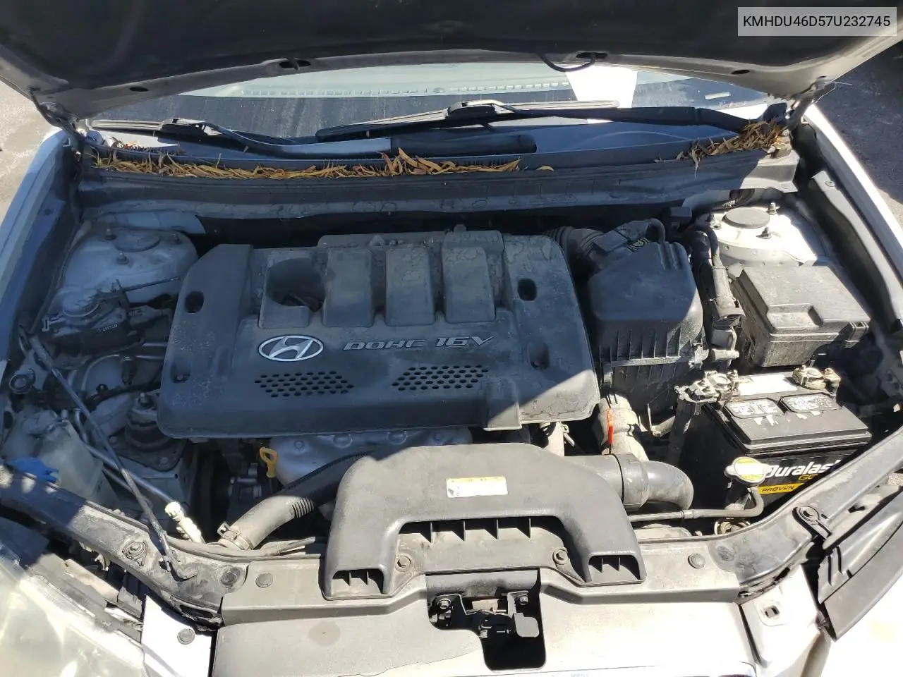 2007 Hyundai Elantra Gls VIN: KMHDU46D57U232745 Lot: 60736455