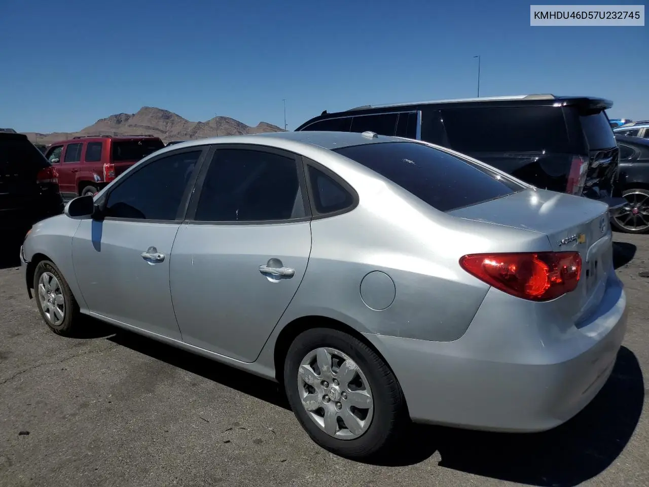2007 Hyundai Elantra Gls VIN: KMHDU46D57U232745 Lot: 60736455