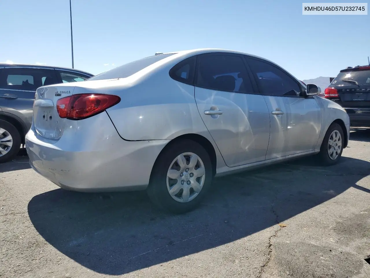 2007 Hyundai Elantra Gls VIN: KMHDU46D57U232745 Lot: 60736455