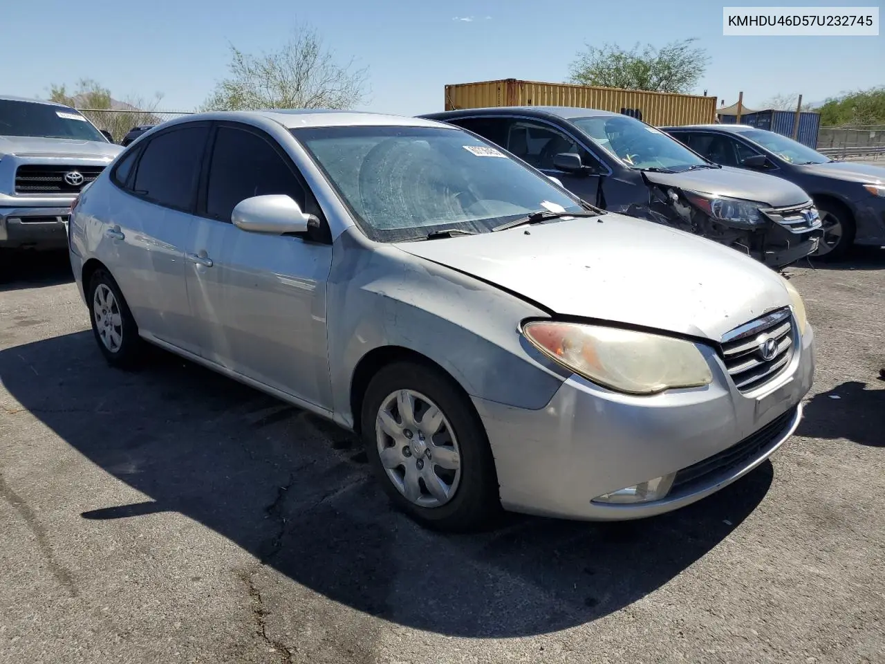 2007 Hyundai Elantra Gls VIN: KMHDU46D57U232745 Lot: 60736455