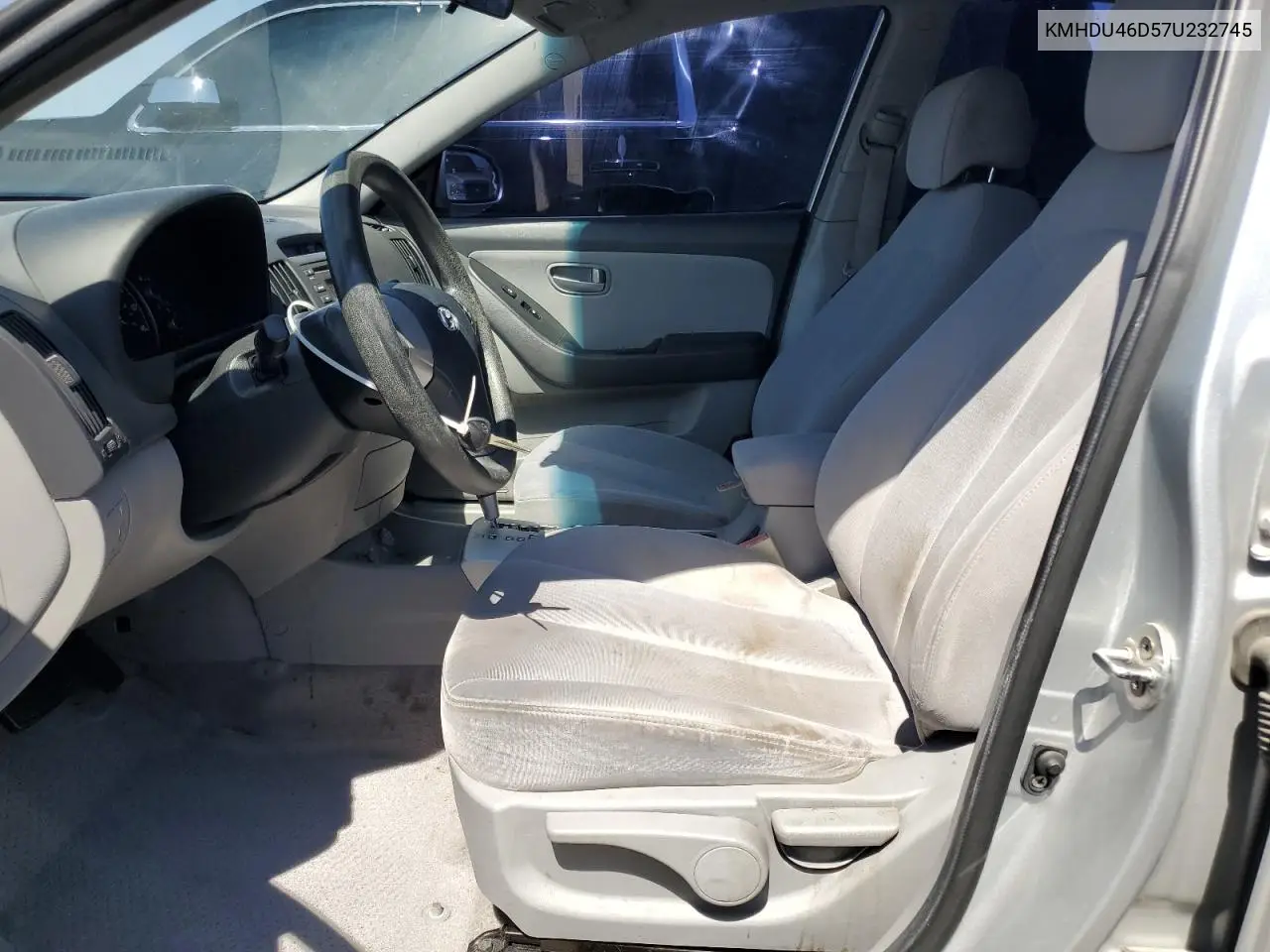 2007 Hyundai Elantra Gls VIN: KMHDU46D57U232745 Lot: 60736455