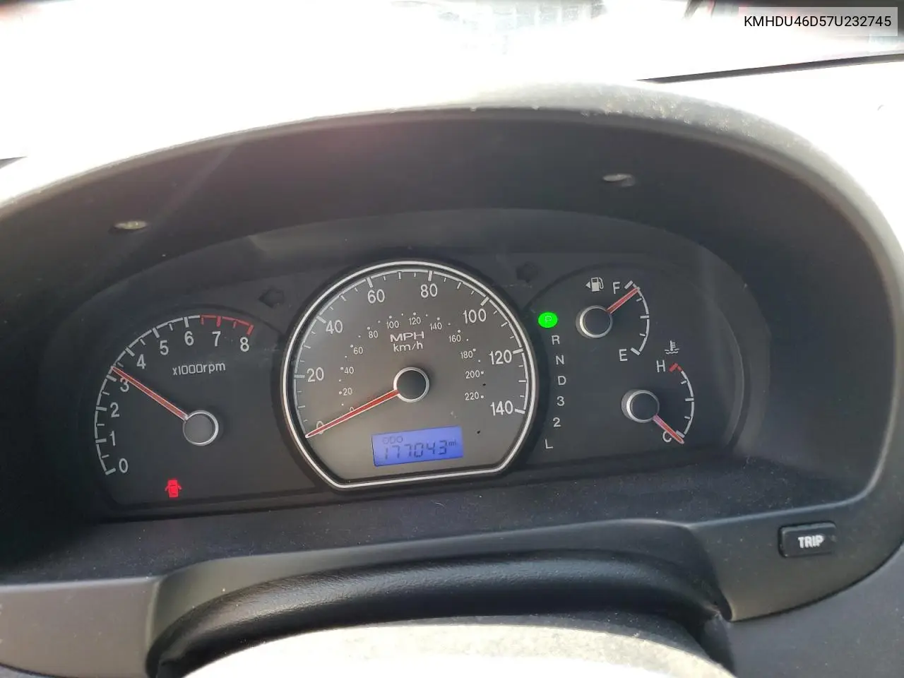 2007 Hyundai Elantra Gls VIN: KMHDU46D57U232745 Lot: 60736455