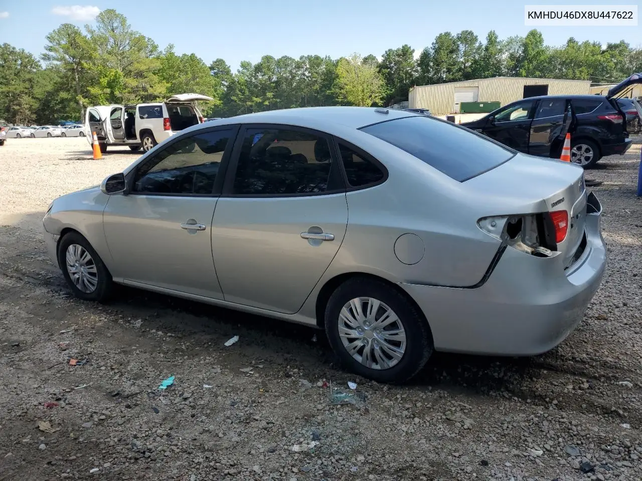 2008 Hyundai Elantra Gls VIN: KMHDU46DX8U447622 Lot: 63068765