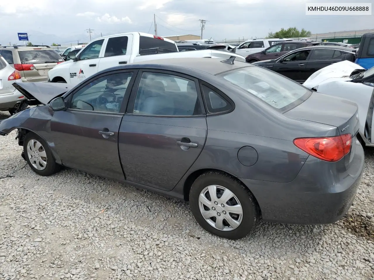 2009 Hyundai Elantra Gls VIN: KMHDU46D09U668888 Lot: 62733405
