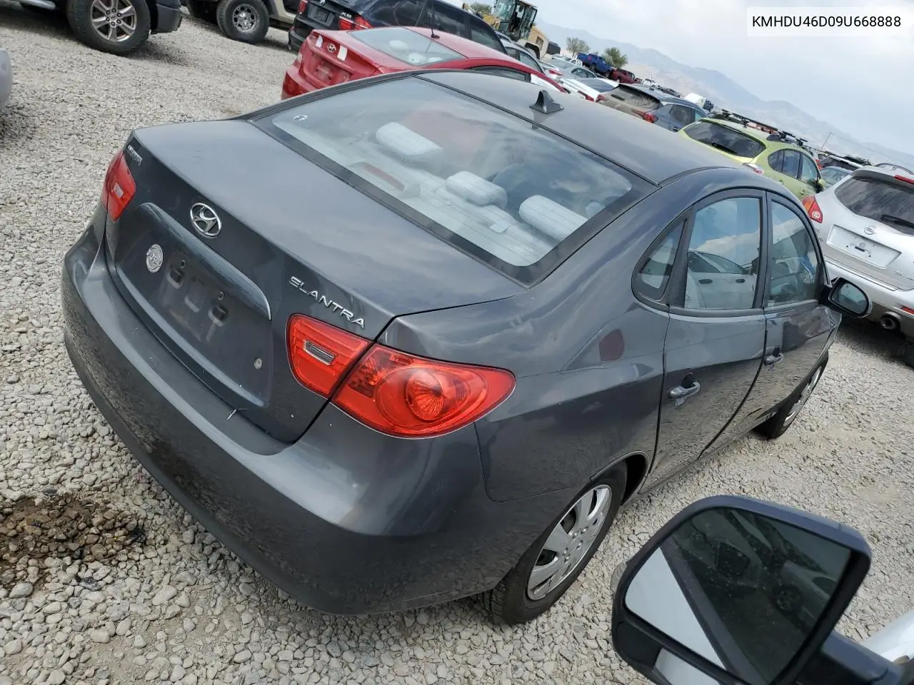 2009 Hyundai Elantra Gls VIN: KMHDU46D09U668888 Lot: 62733405