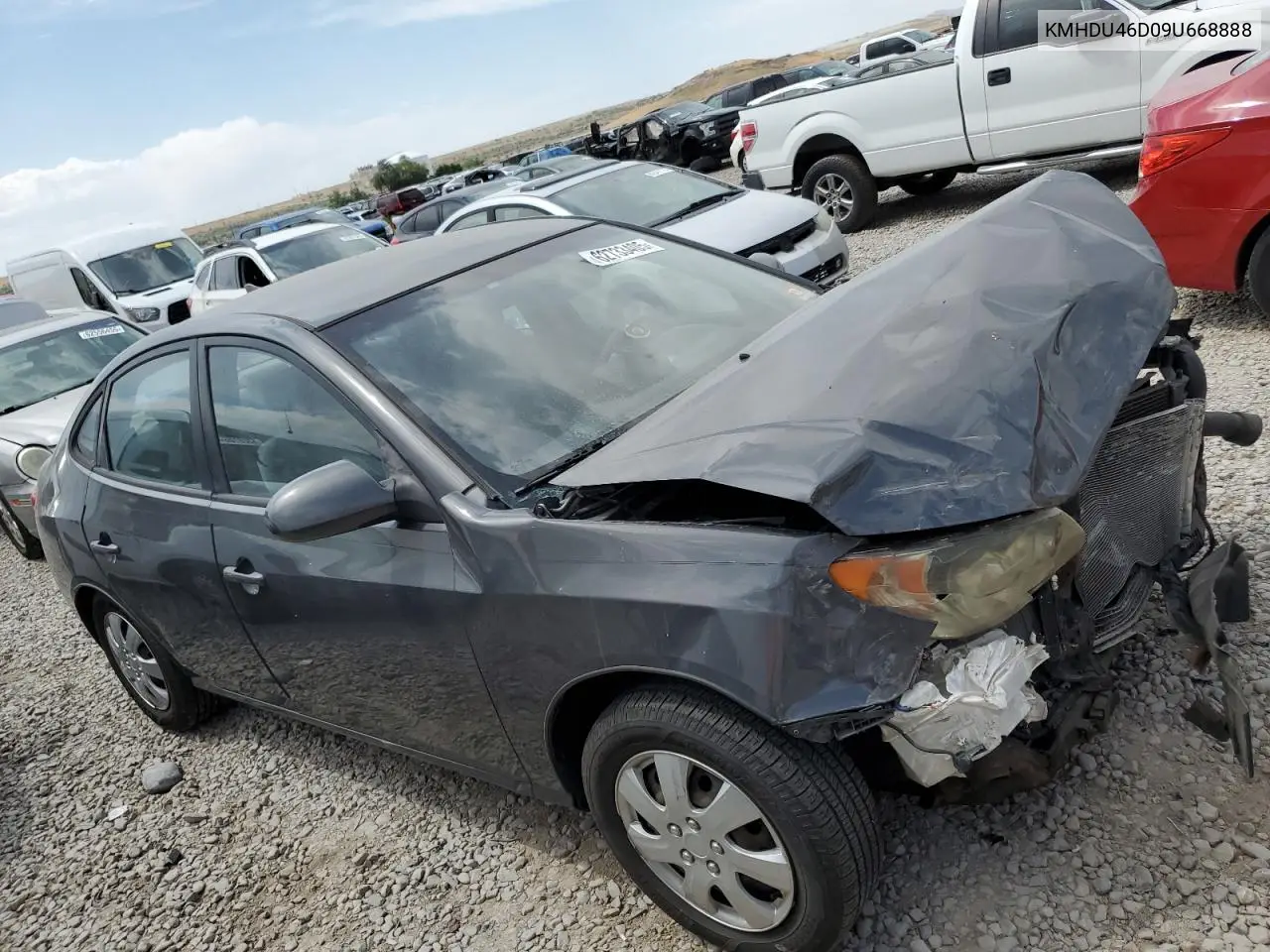 2009 Hyundai Elantra Gls VIN: KMHDU46D09U668888 Lot: 62733405