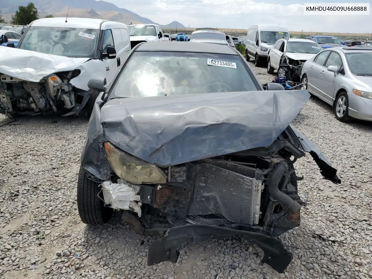 2009 Hyundai Elantra Gls VIN: KMHDU46D09U668888 Lot: 62733405