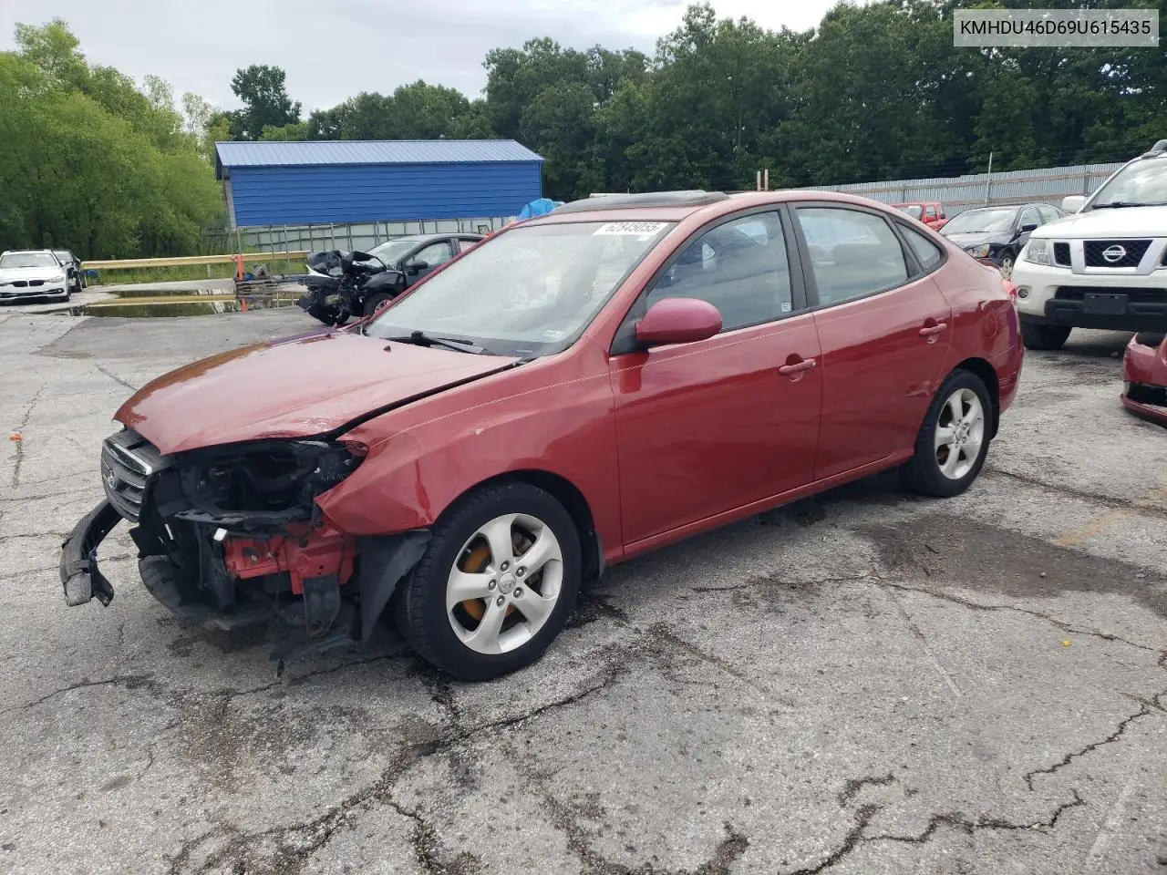 2009 Hyundai Elantra Gls VIN: KMHDU46D69U615435 Lot: 62845055