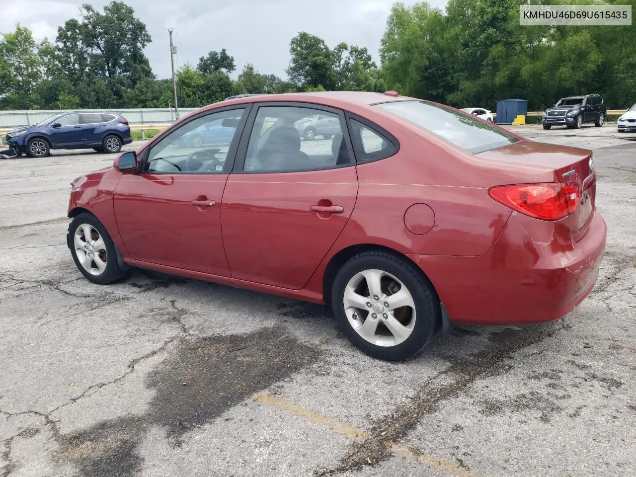 2009 Hyundai Elantra Gls VIN: KMHDU46D69U615435 Lot: 62845055