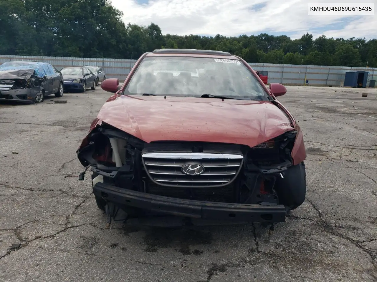 2009 Hyundai Elantra Gls VIN: KMHDU46D69U615435 Lot: 62845055