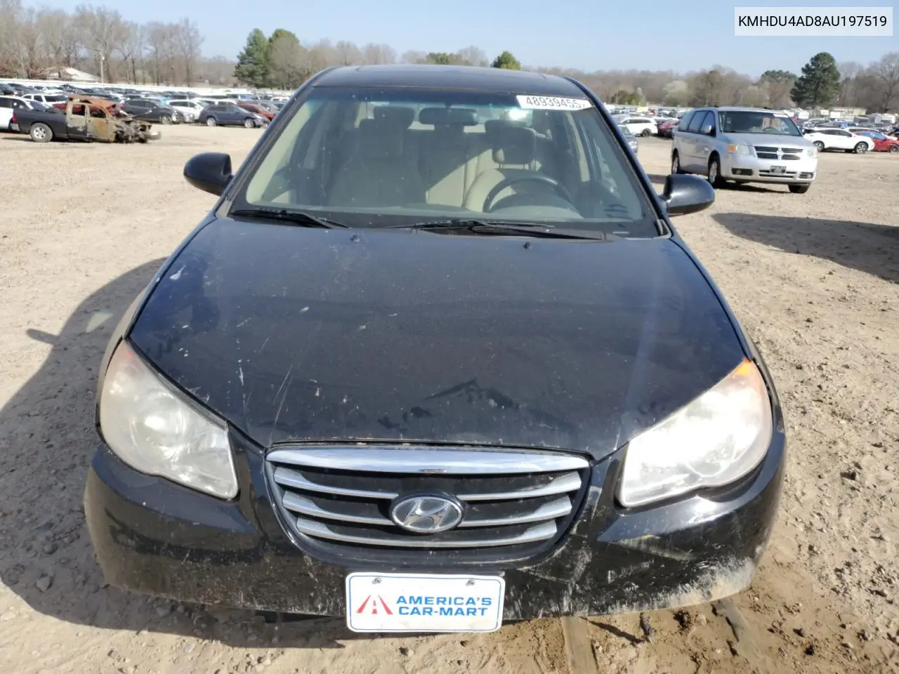 2010 Hyundai Elantra Blue VIN: KMHDU4AD8AU197519 Lot: 48939455