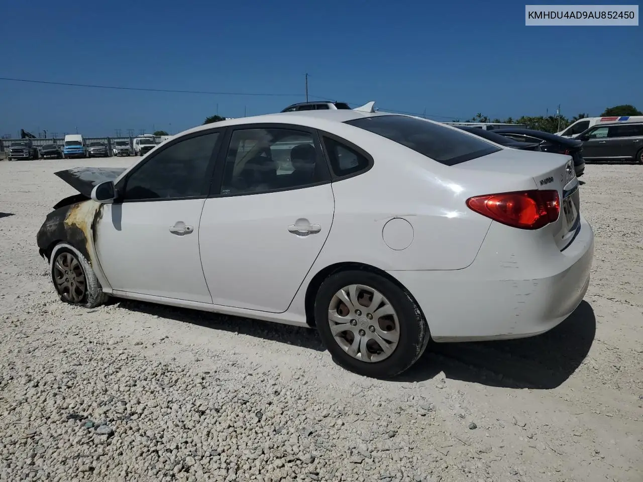 2010 Hyundai Elantra Blue VIN: KMHDU4AD9AU852450 Lot: 57389035