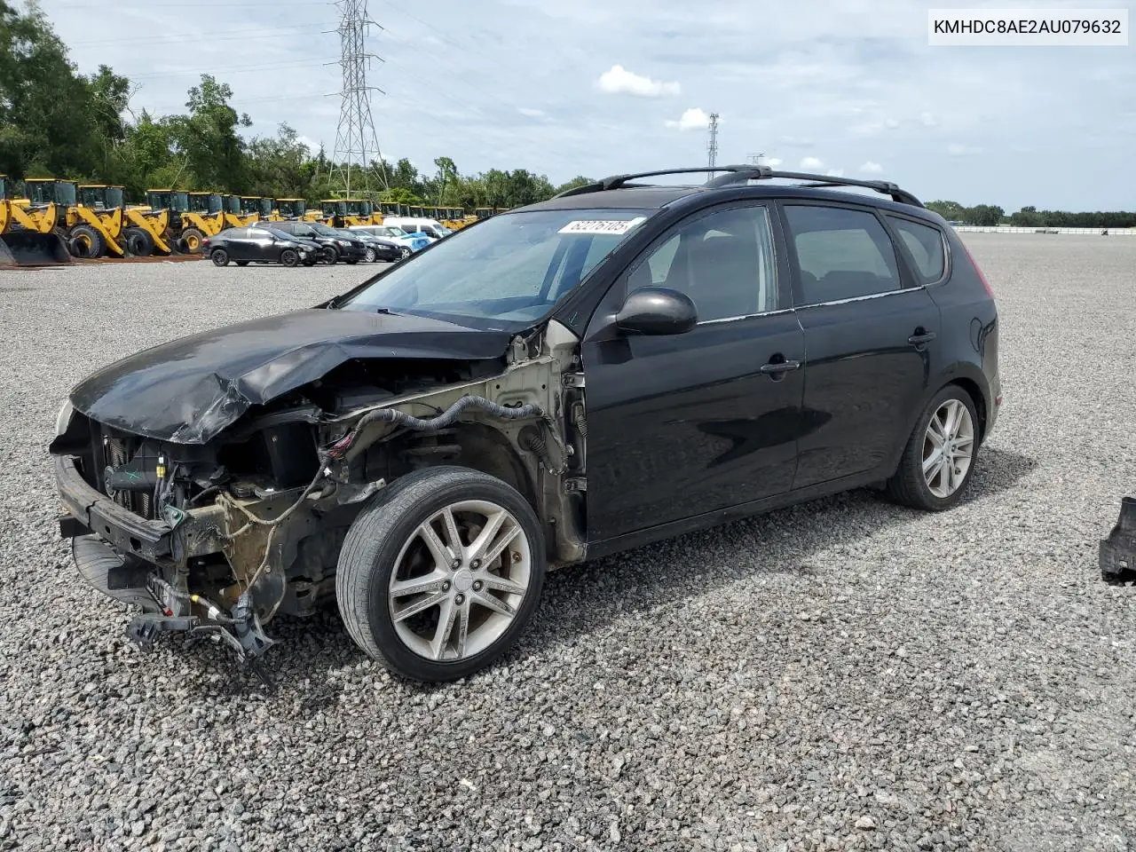 2010 Hyundai Elantra Touring Gls VIN: KMHDC8AE2AU079632 Lot: 62276105