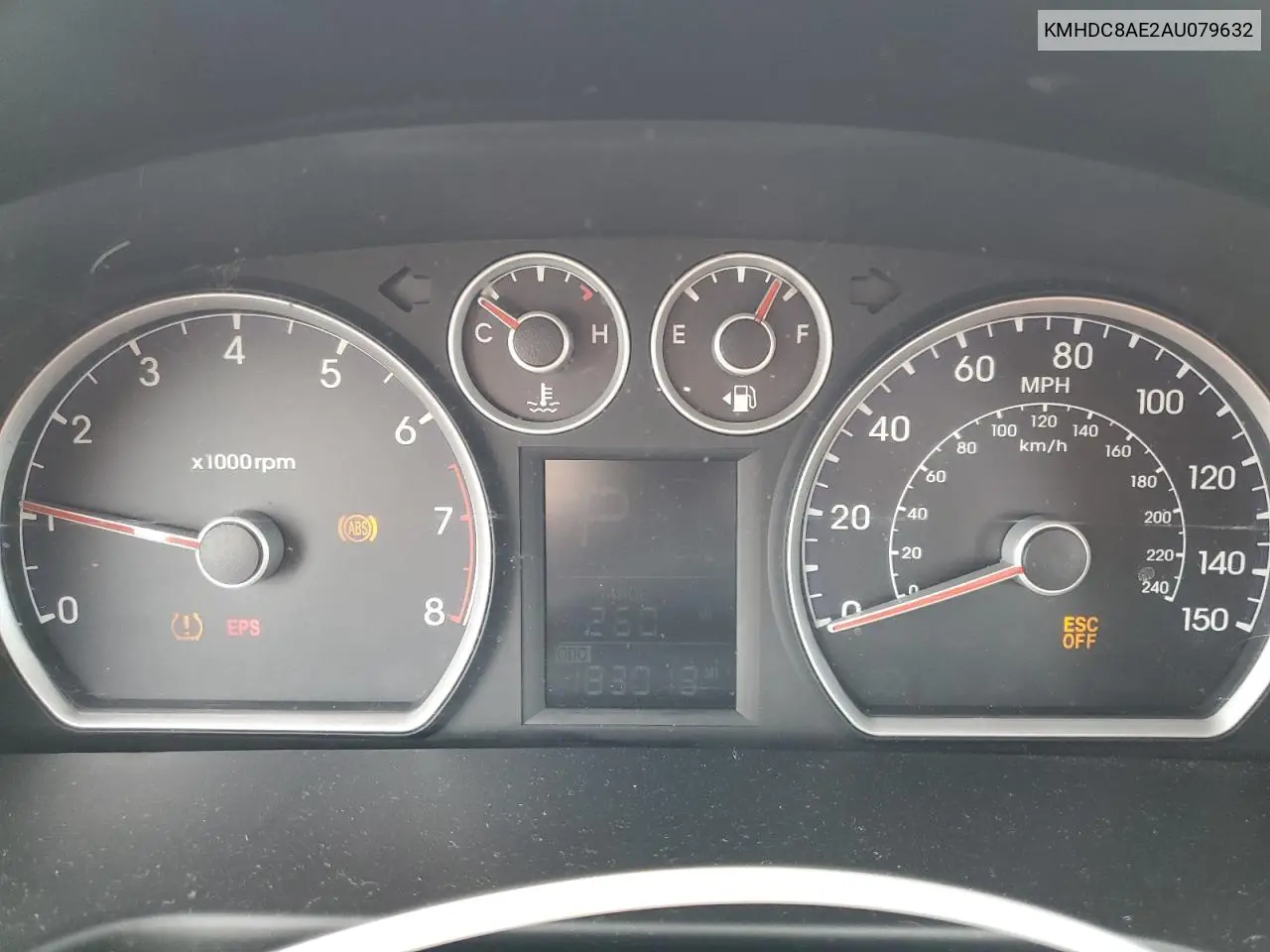 2010 Hyundai Elantra Touring Gls VIN: KMHDC8AE2AU079632 Lot: 62276105