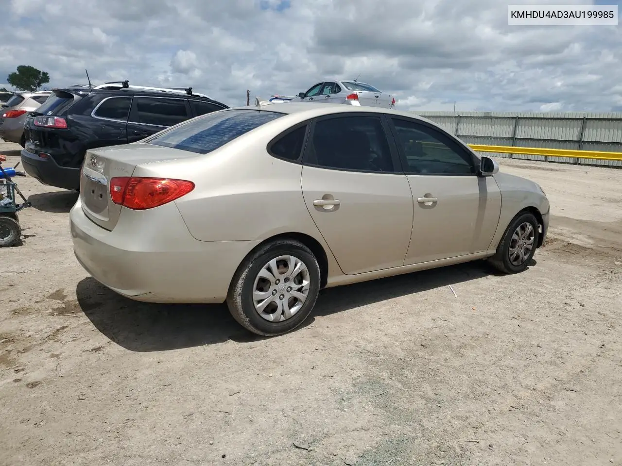 2010 Hyundai Elantra Blue VIN: KMHDU4AD3AU199985 Lot: 62904885