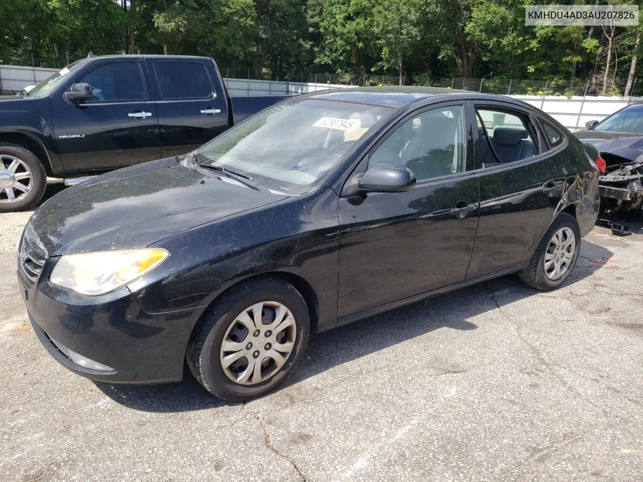 2010 Hyundai Elantra Blue VIN: KMHDU4AD3AU207826 Lot: 62907945