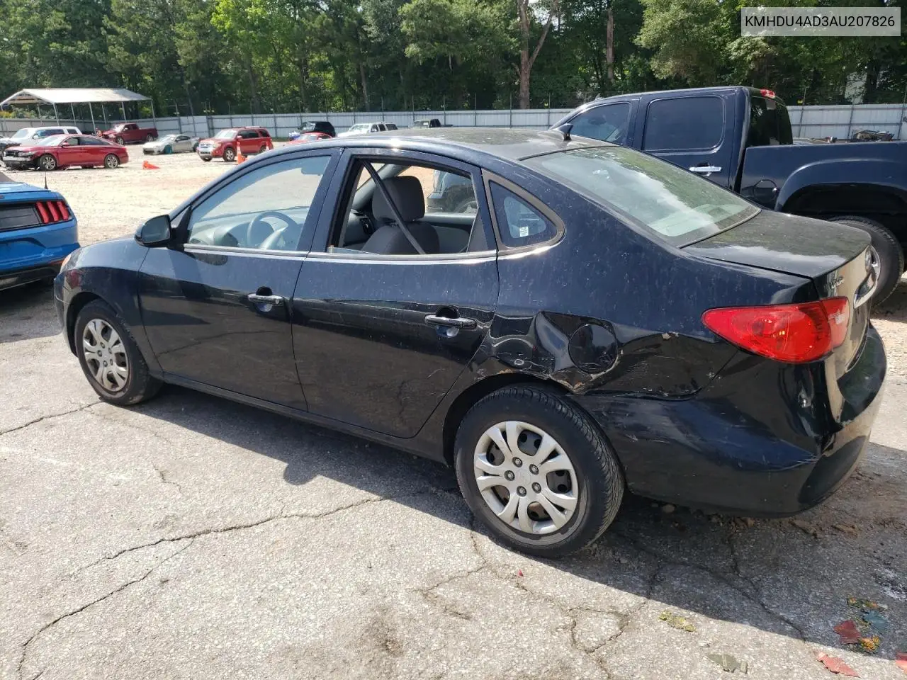 2010 Hyundai Elantra Blue VIN: KMHDU4AD3AU207826 Lot: 62907945