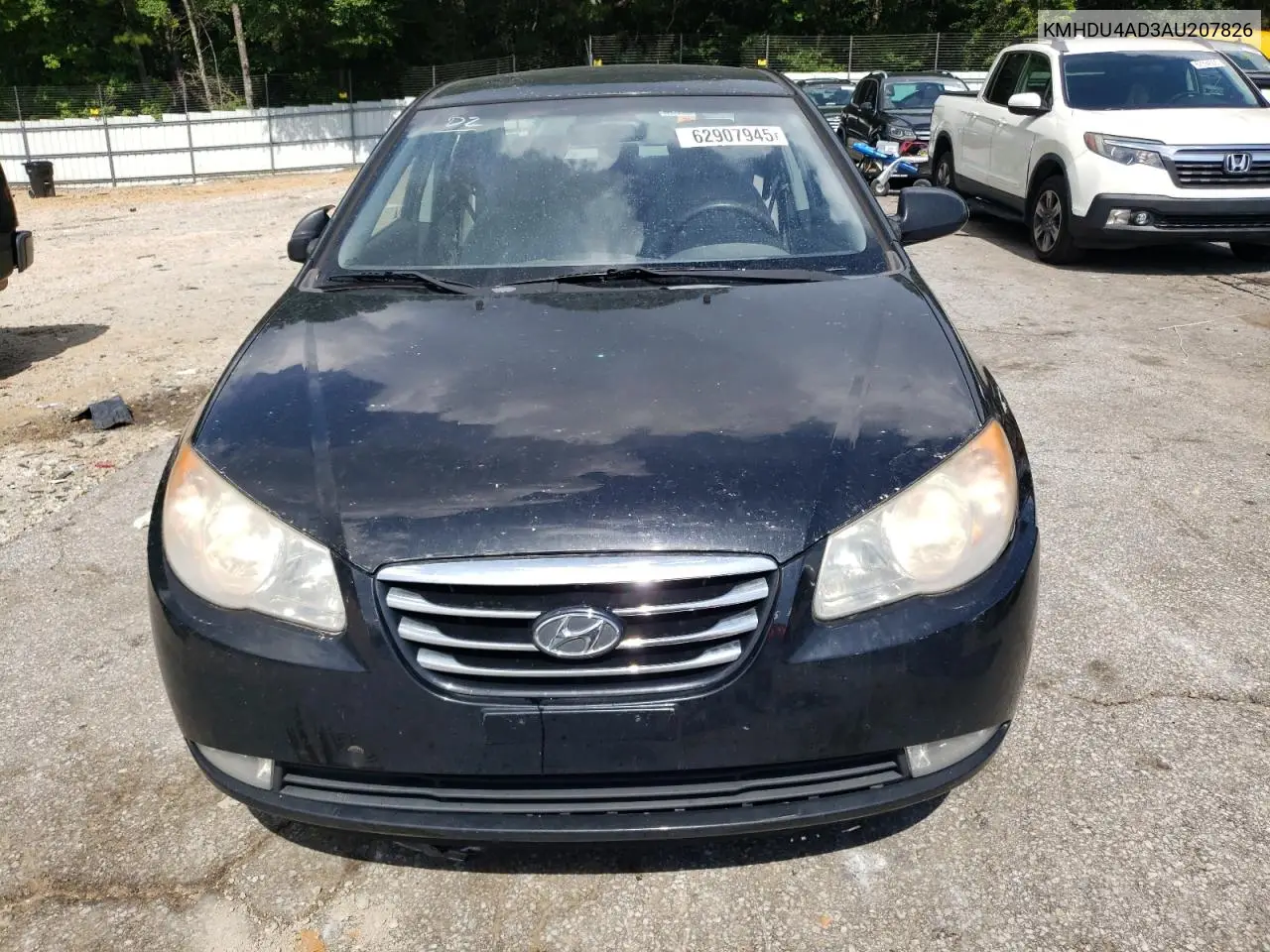 2010 Hyundai Elantra Blue VIN: KMHDU4AD3AU207826 Lot: 62907945