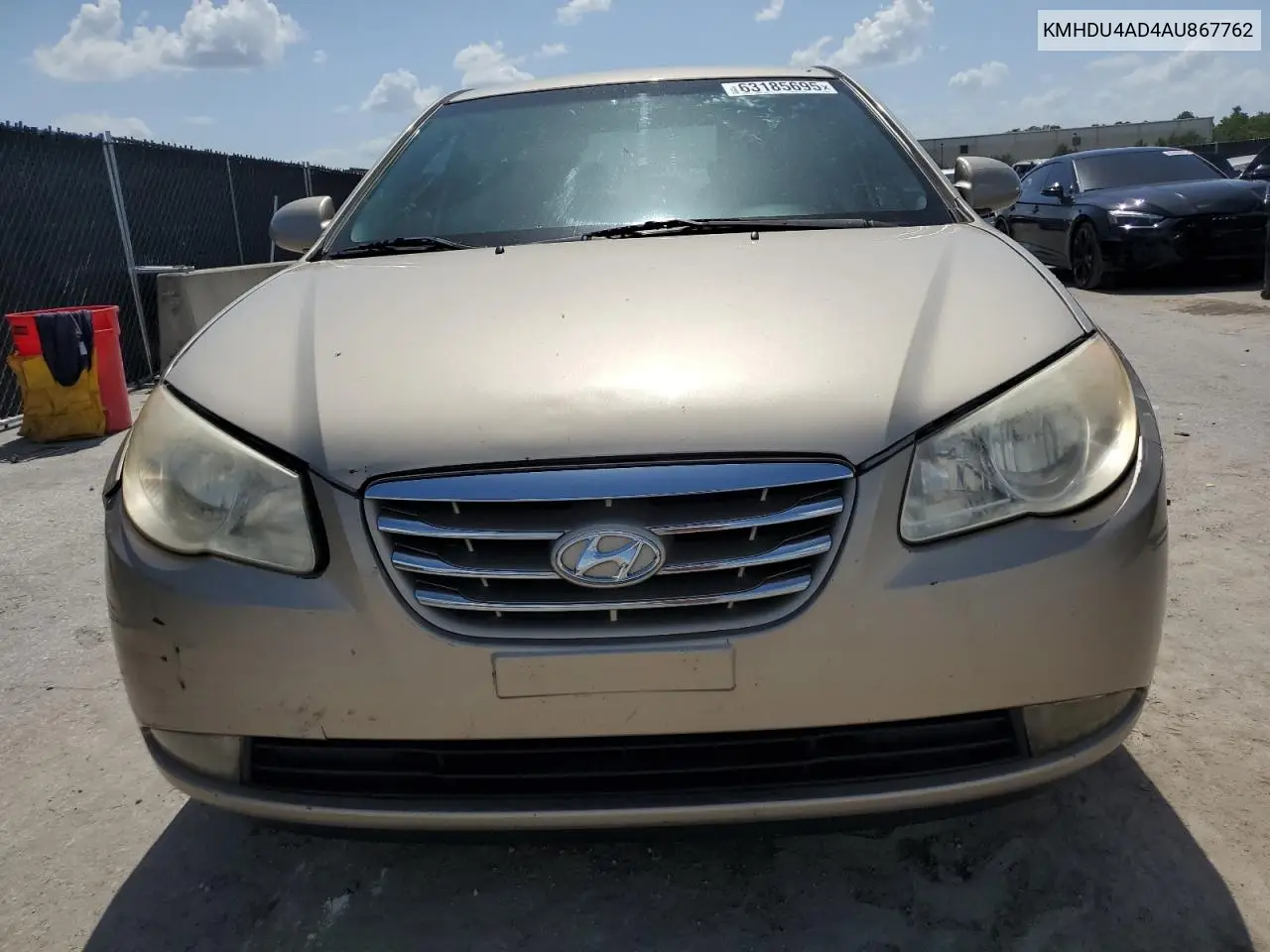 2010 Hyundai Elantra Blue VIN: KMHDU4AD4AU867762 Lot: 63185695