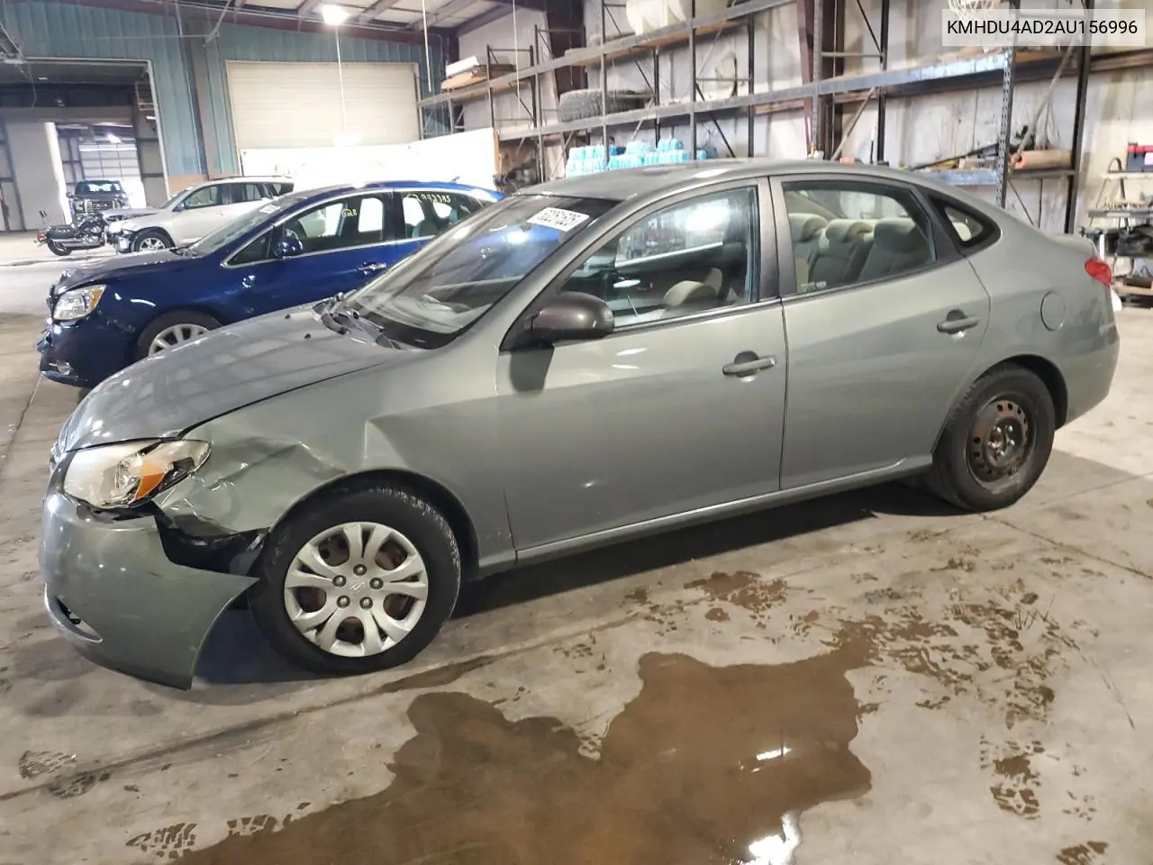 2010 Hyundai Elantra Blue VIN: KMHDU4AD2AU156996 Lot: 63251525