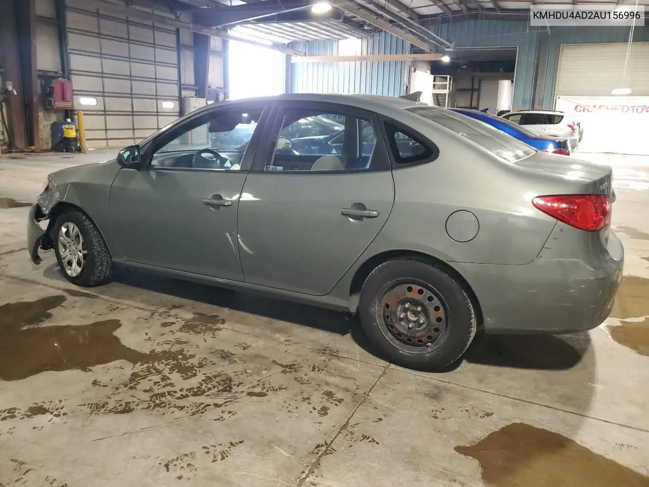 2010 Hyundai Elantra Blue VIN: KMHDU4AD2AU156996 Lot: 63251525