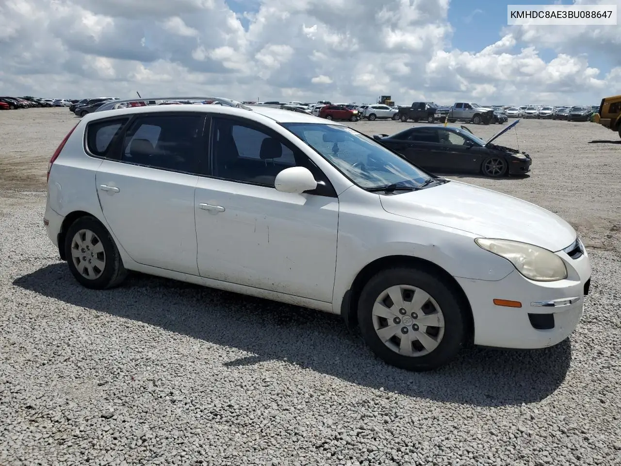 2011 Hyundai Elantra Touring Gls VIN: KMHDC8AE3BU088647 Lot: 56995035