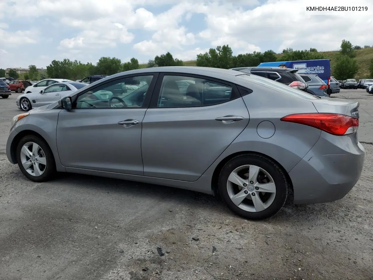 2011 Hyundai Elantra Gls VIN: KMHDH4AE2BU101219 Lot: 63112025