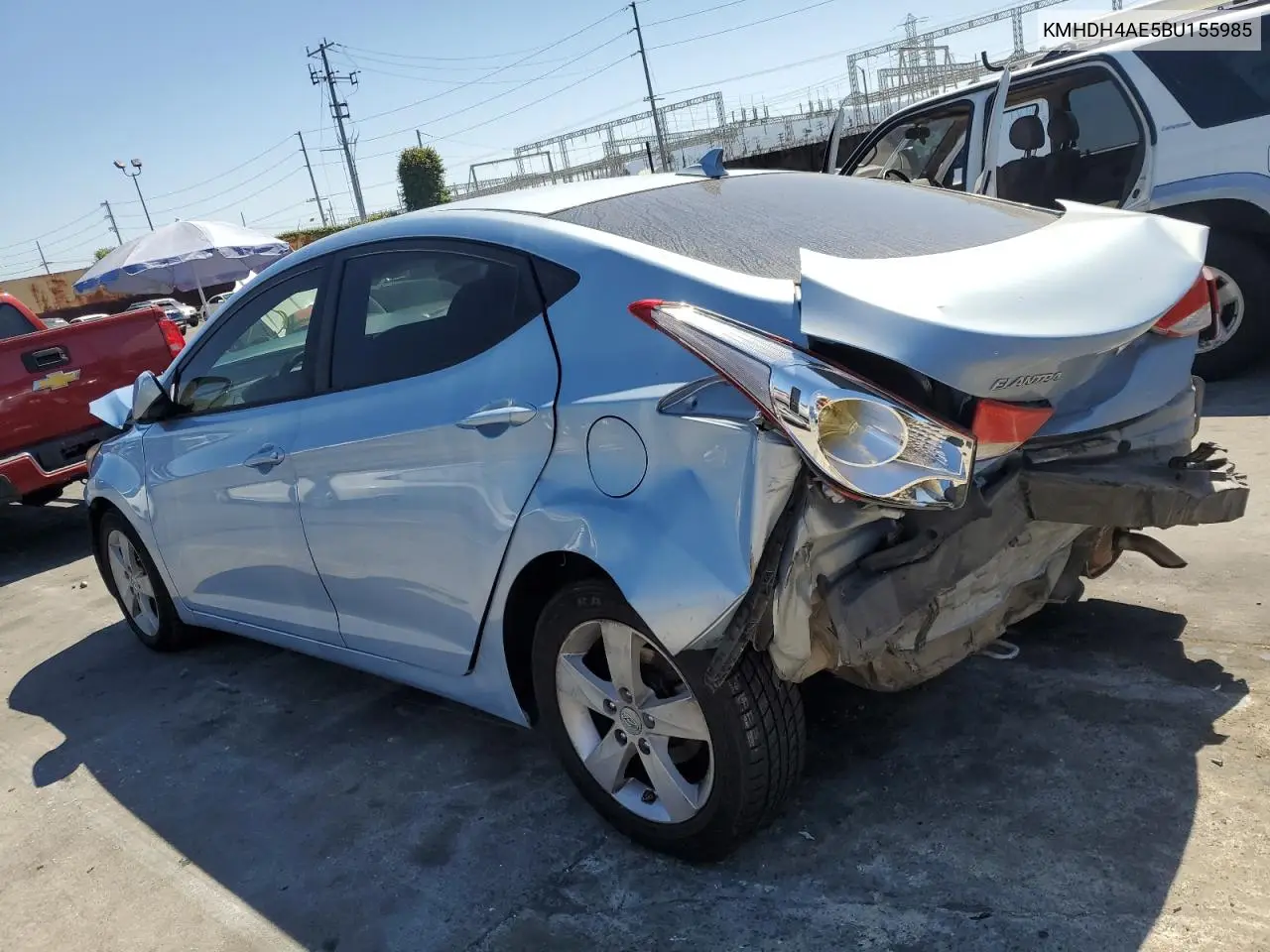 2011 Hyundai Elantra Gls VIN: KMHDH4AE5BU155985 Lot: 63345285
