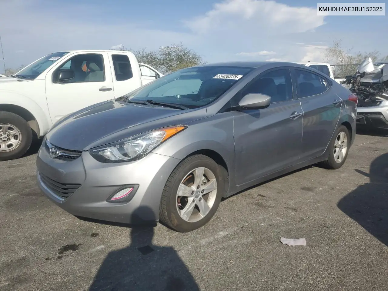 2011 Hyundai Elantra Gls VIN: KMHDH4AE3BU152325 Lot: 65406225