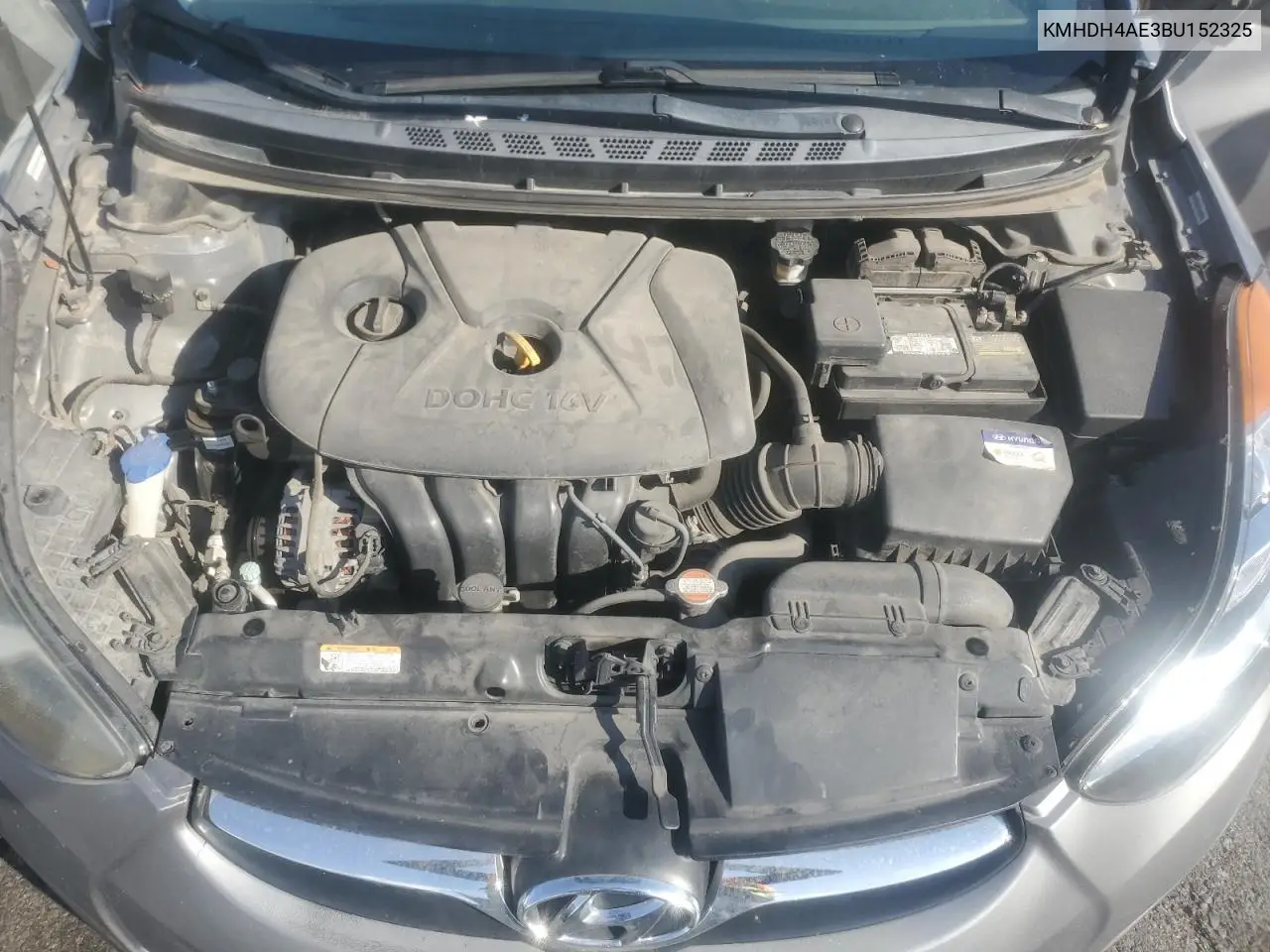 2011 Hyundai Elantra Gls VIN: KMHDH4AE3BU152325 Lot: 65406225