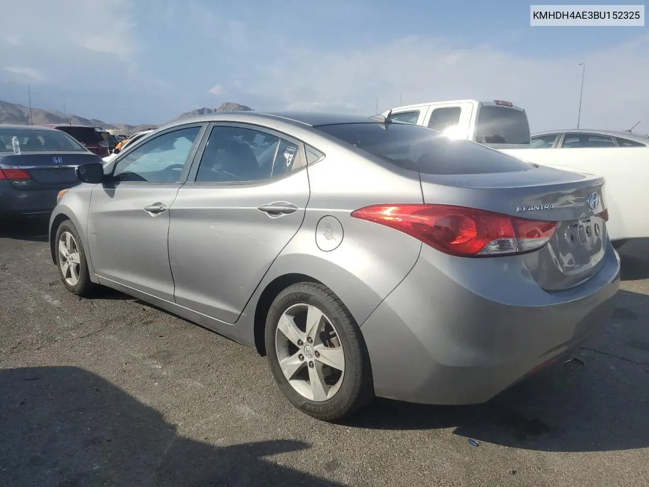 2011 Hyundai Elantra Gls VIN: KMHDH4AE3BU152325 Lot: 65406225