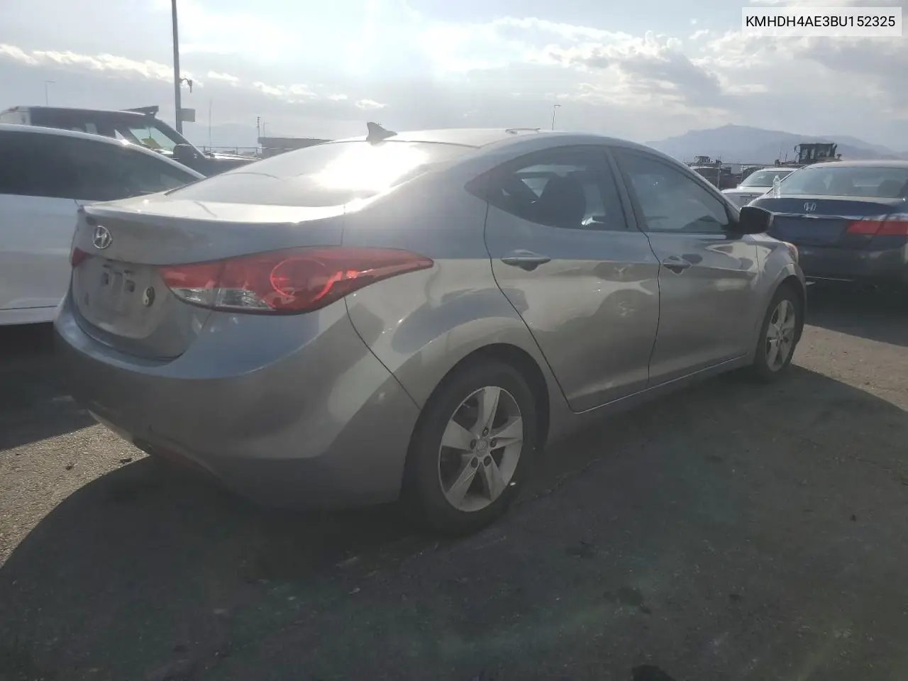2011 Hyundai Elantra Gls VIN: KMHDH4AE3BU152325 Lot: 65406225