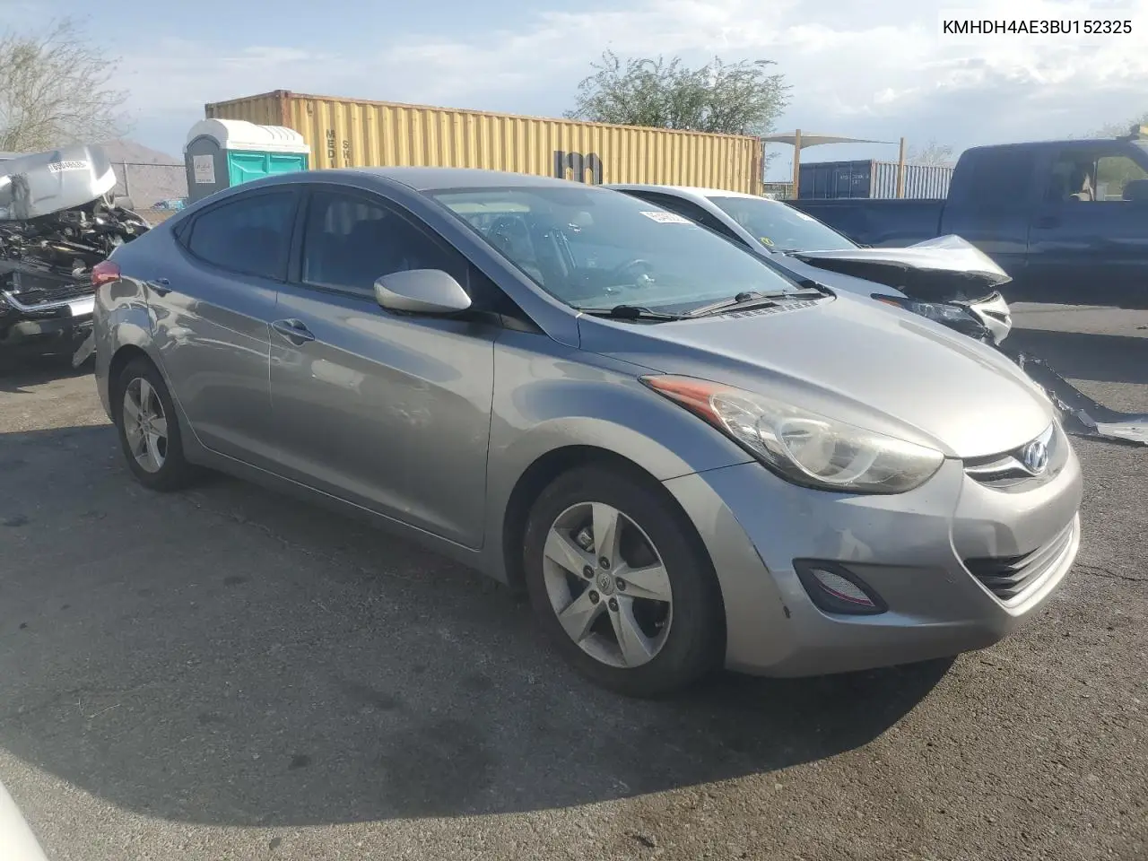 2011 Hyundai Elantra Gls VIN: KMHDH4AE3BU152325 Lot: 65406225