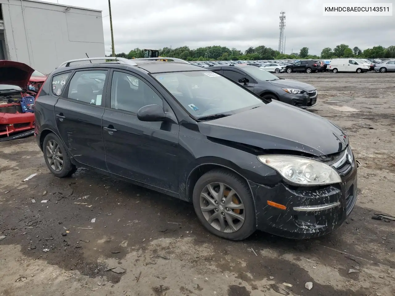 2012 Hyundai Elantra Touring Gls VIN: KMHDC8AE0CU143511 Lot: 56253525