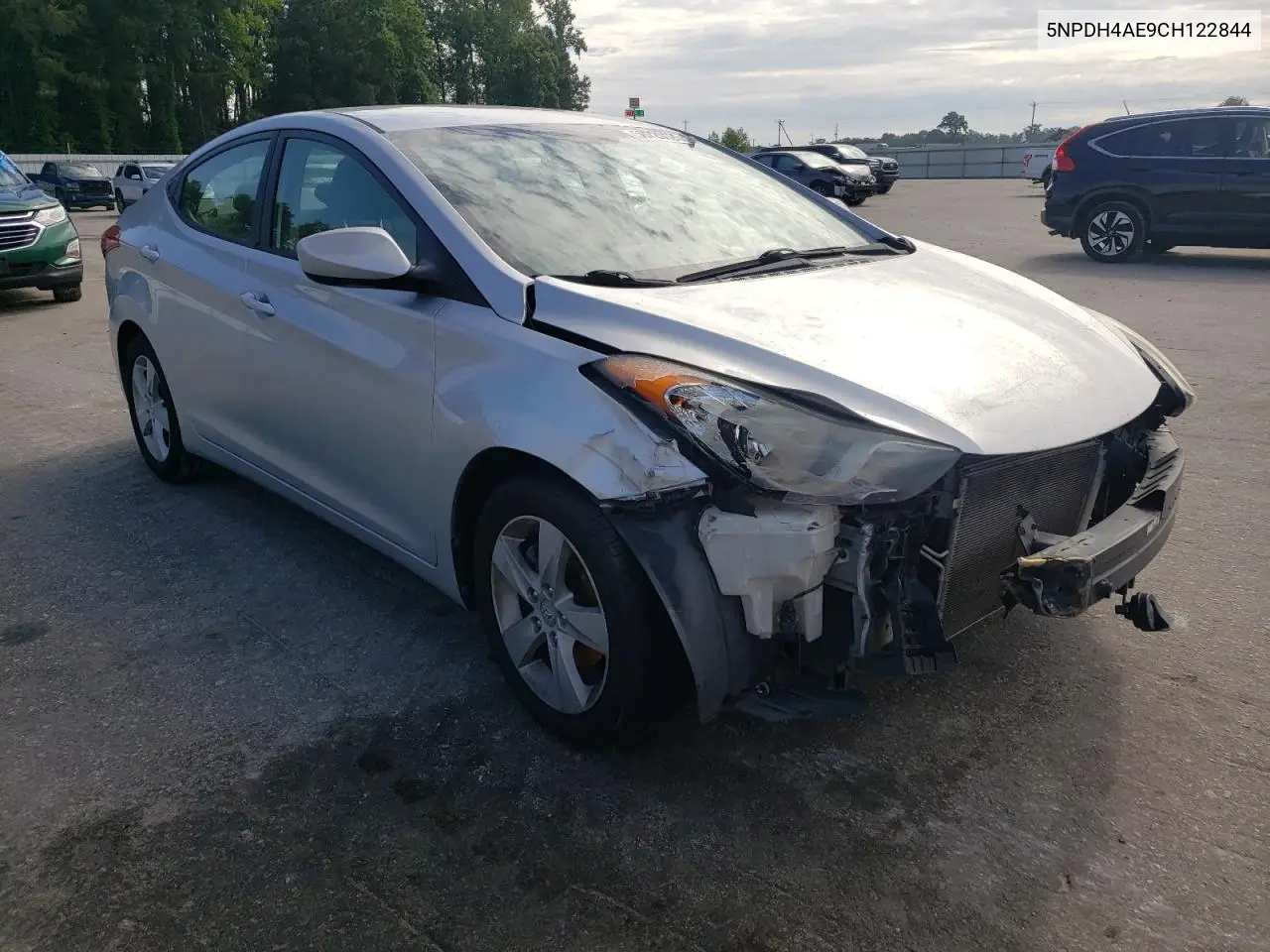 2012 Hyundai Elantra Gls VIN: 5NPDH4AE9CH122844 Lot: 56729125