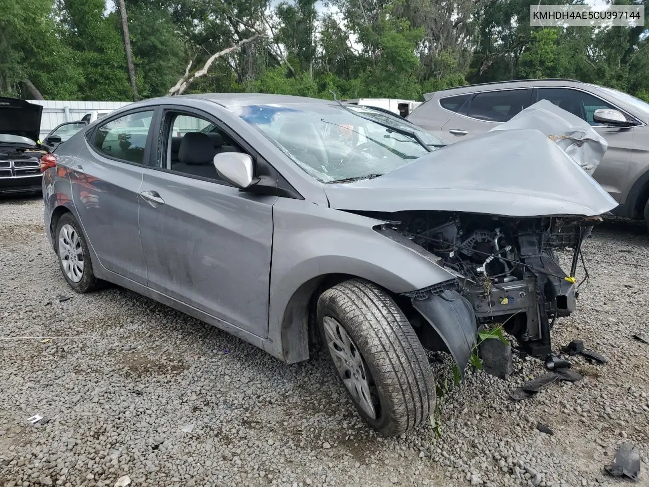 2012 Hyundai Elantra Gls VIN: KMHDH4AE5CU397144 Lot: 57083355