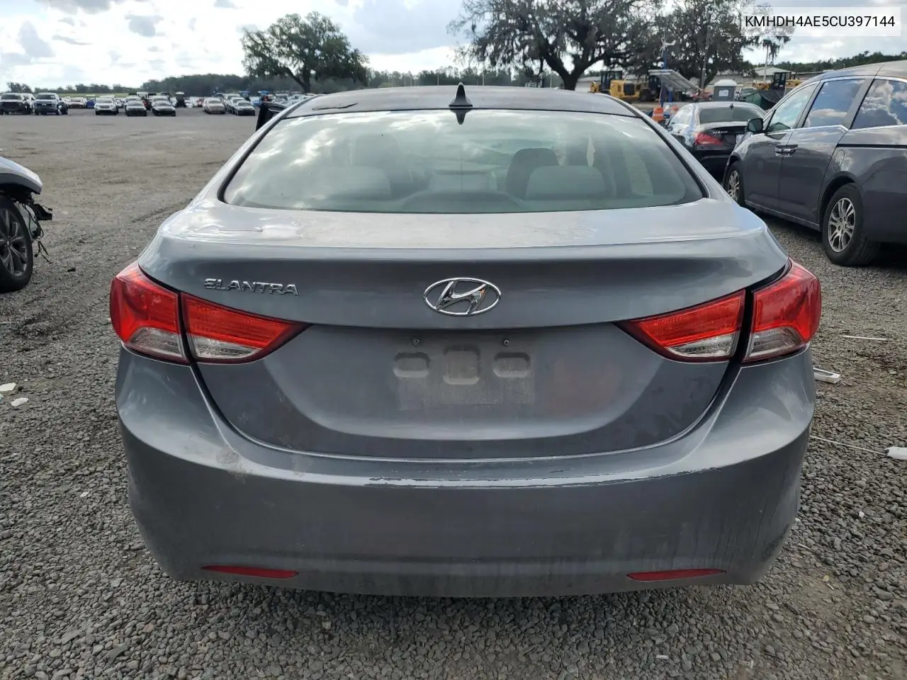 2012 Hyundai Elantra Gls VIN: KMHDH4AE5CU397144 Lot: 57083355