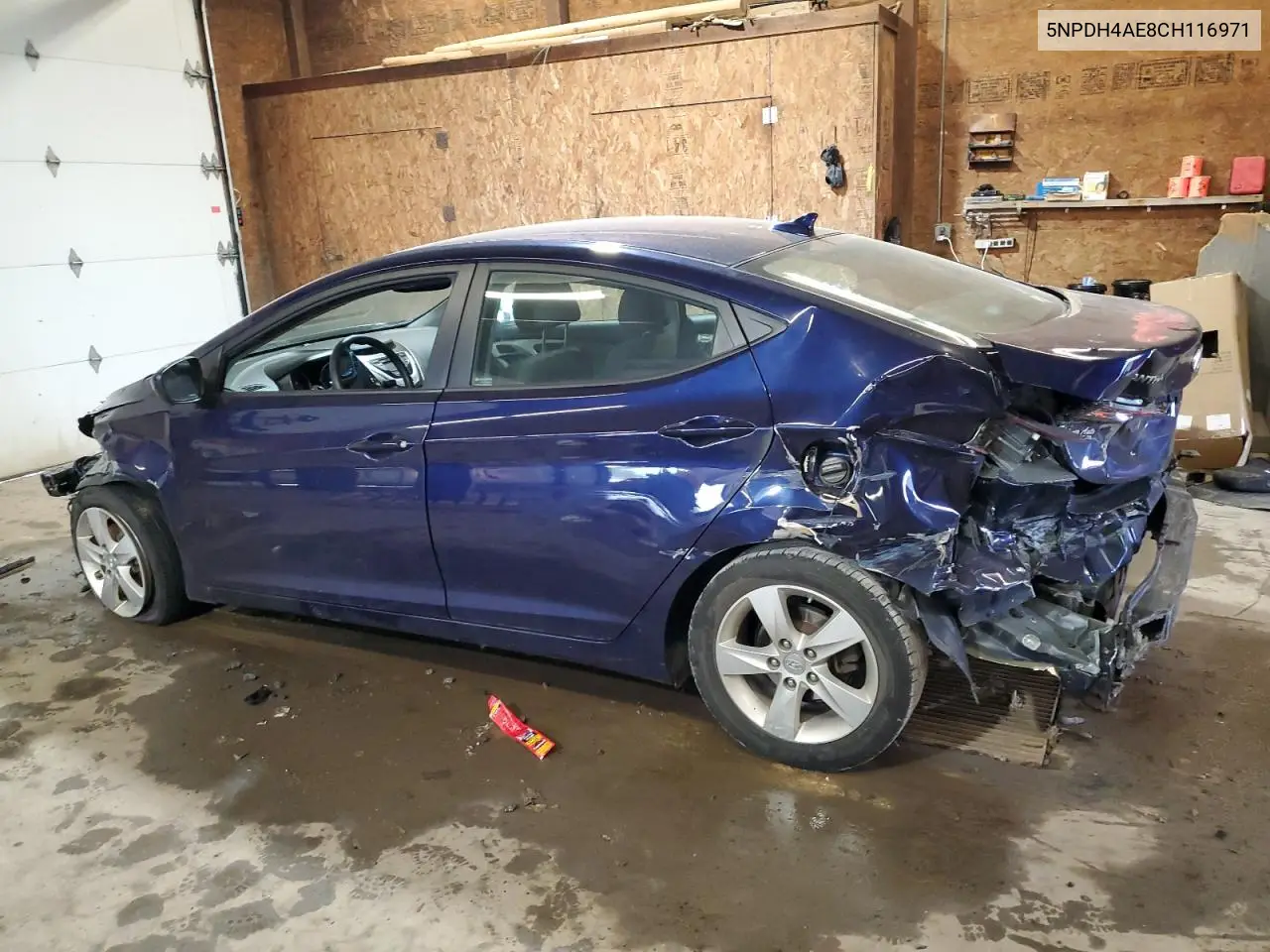 2012 Hyundai Elantra Gls VIN: 5NPDH4AE8CH116971 Lot: 59966485