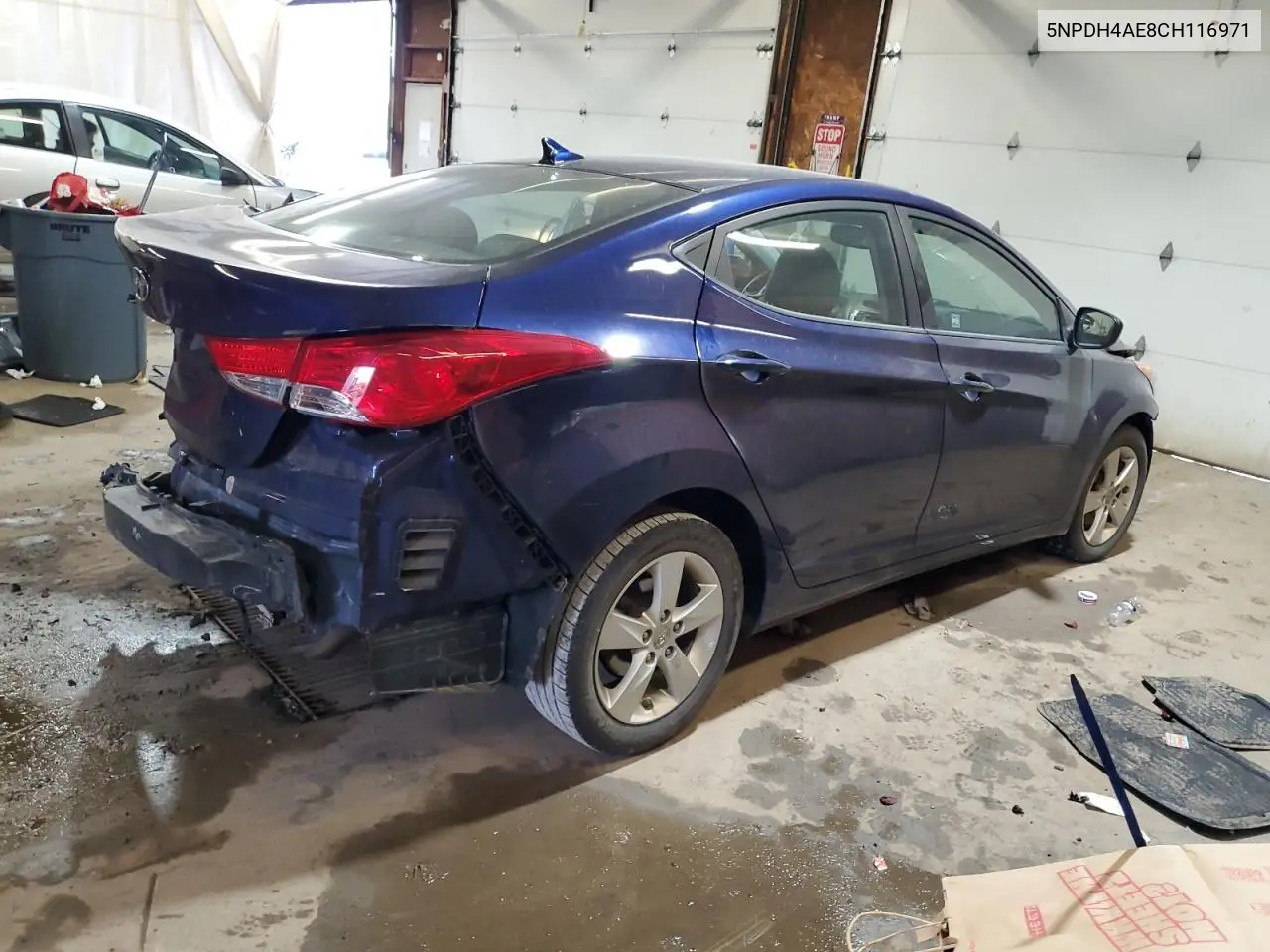 2012 Hyundai Elantra Gls VIN: 5NPDH4AE8CH116971 Lot: 59966485