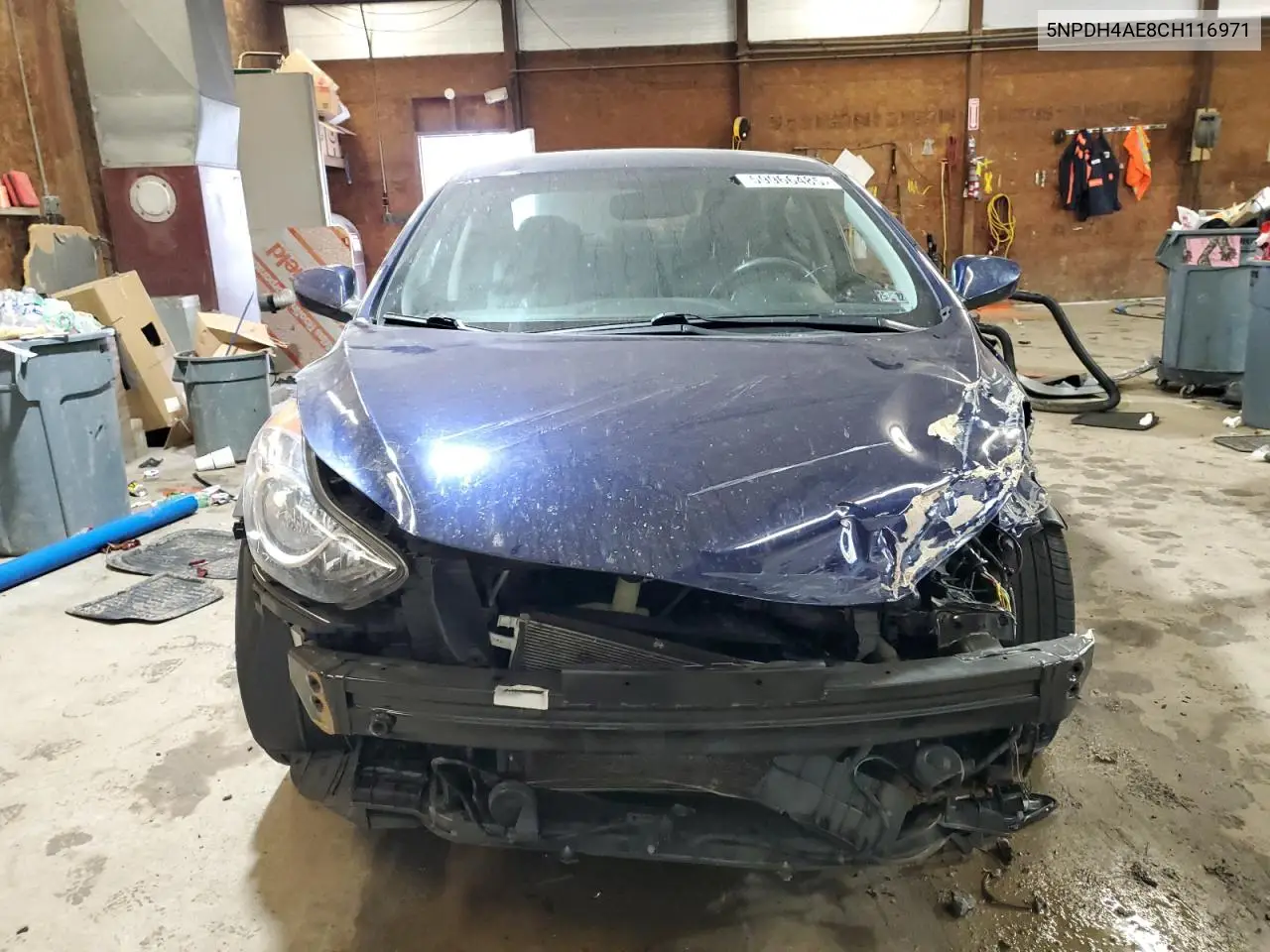 2012 Hyundai Elantra Gls VIN: 5NPDH4AE8CH116971 Lot: 59966485
