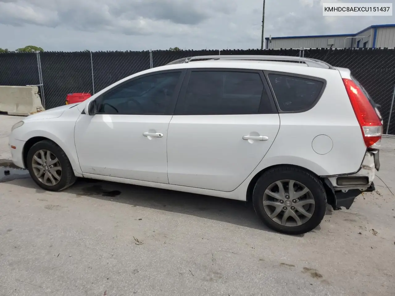2012 Hyundai Elantra Touring Gls VIN: KMHDC8AEXCU151437 Lot: 62734345
