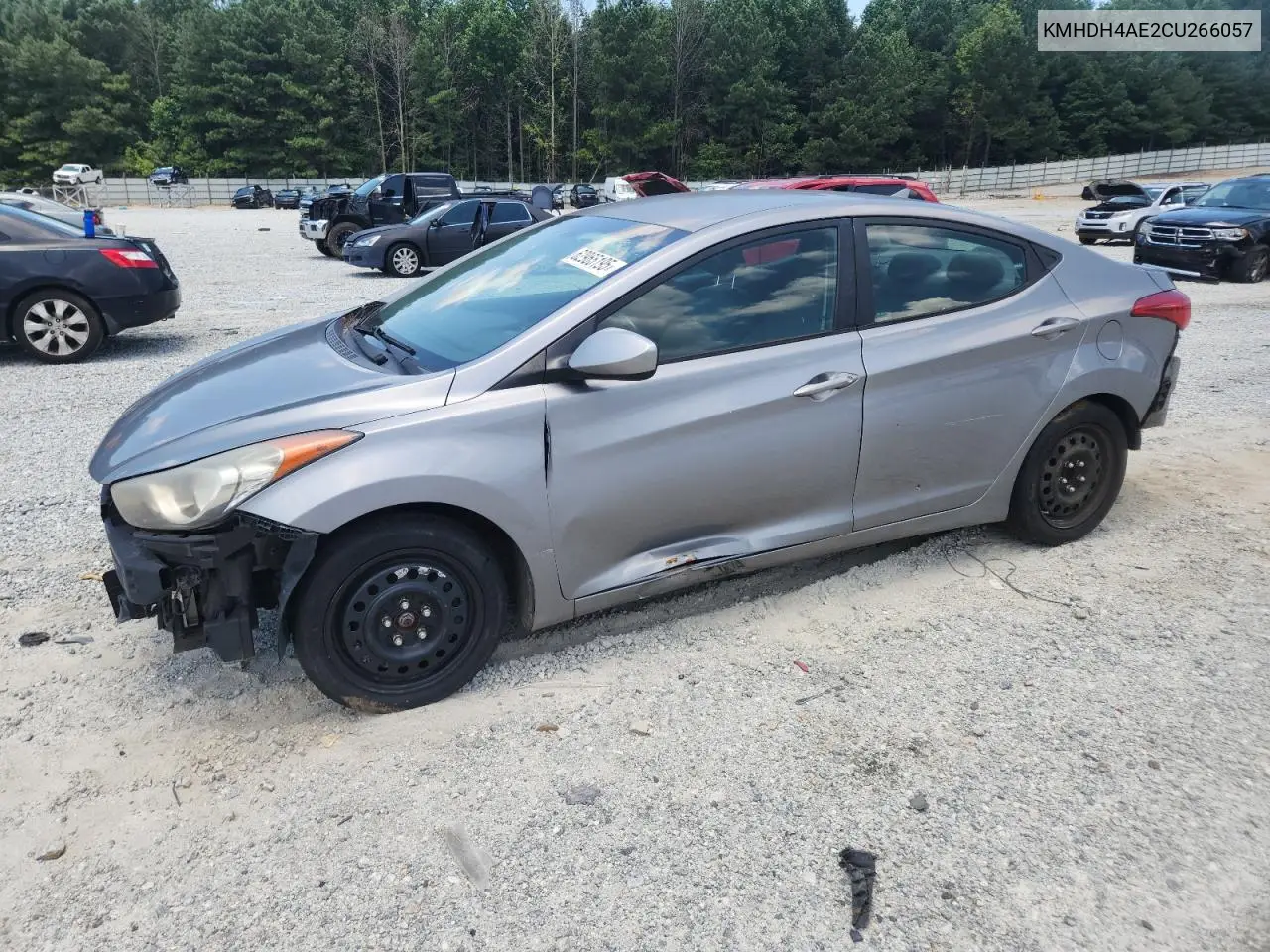 2012 Hyundai Elantra Gls VIN: KMHDH4AE2CU266057 Lot: 62965195