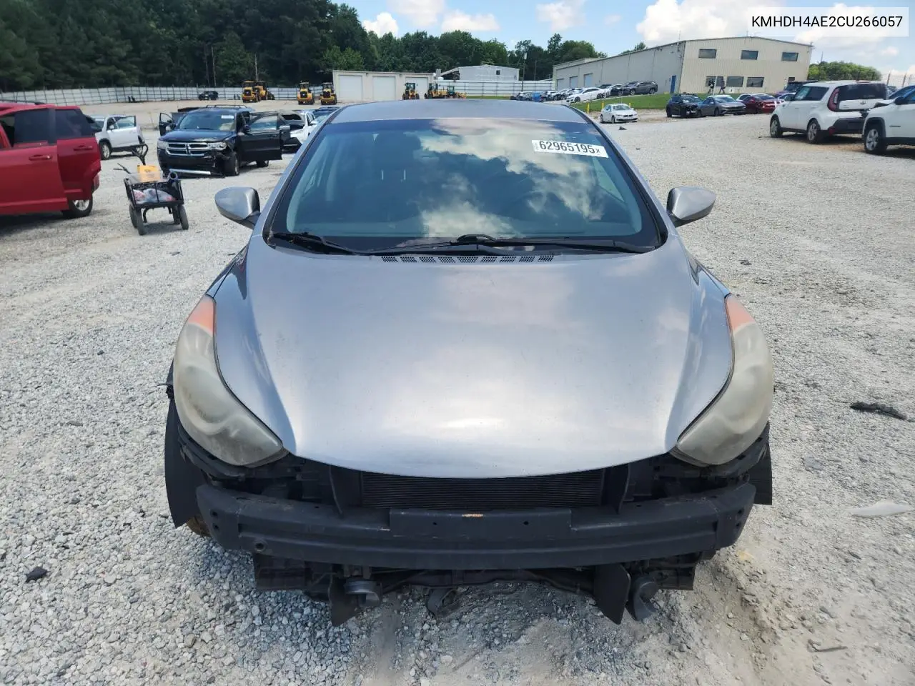 2012 Hyundai Elantra Gls VIN: KMHDH4AE2CU266057 Lot: 62965195
