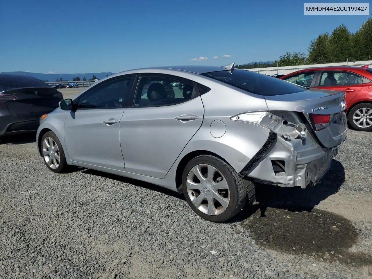2012 Hyundai Elantra Gls VIN: KMHDH4AE2CU199427 Lot: 63036665