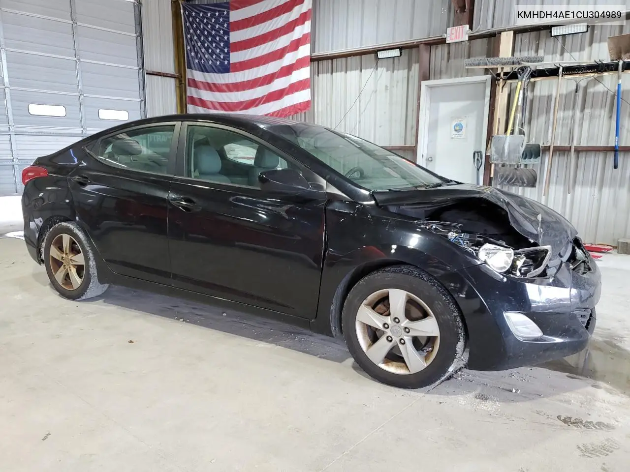 2012 Hyundai Elantra Gls VIN: KMHDH4AE1CU304989 Lot: 63089395
