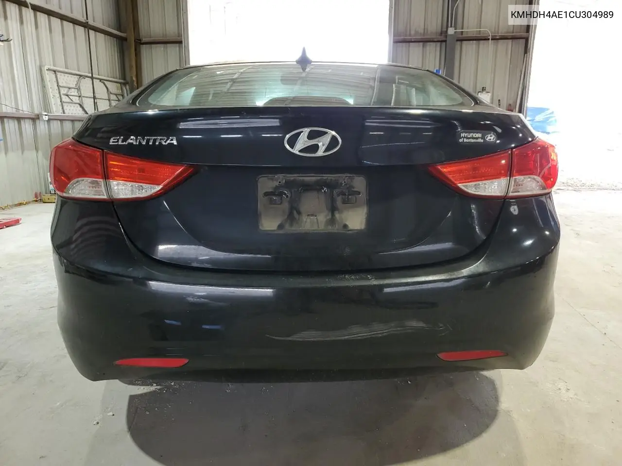 2012 Hyundai Elantra Gls VIN: KMHDH4AE1CU304989 Lot: 63089395