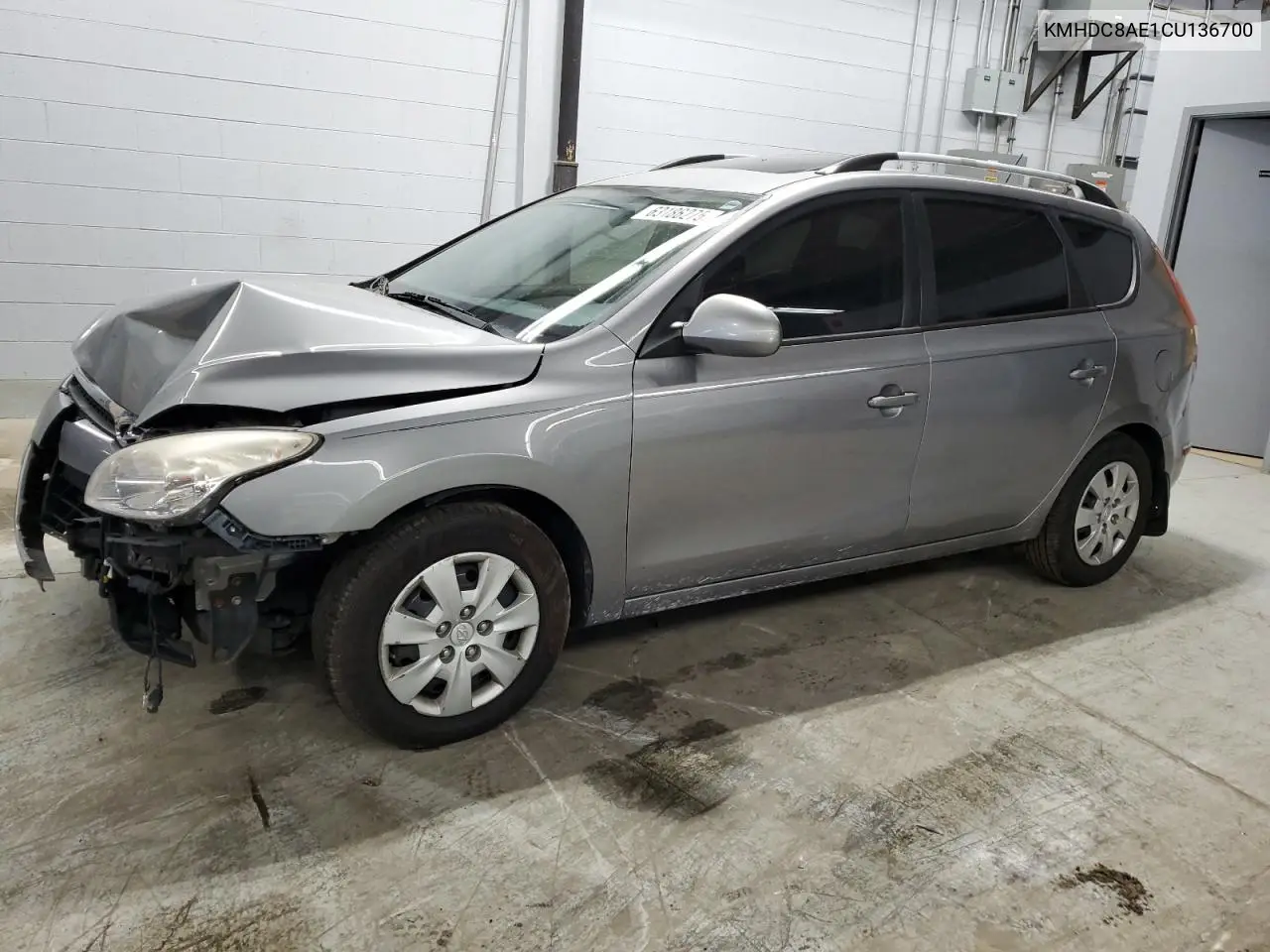 2012 Hyundai Elantra Touring Gls VIN: KMHDC8AE1CU136700 Lot: 63186275