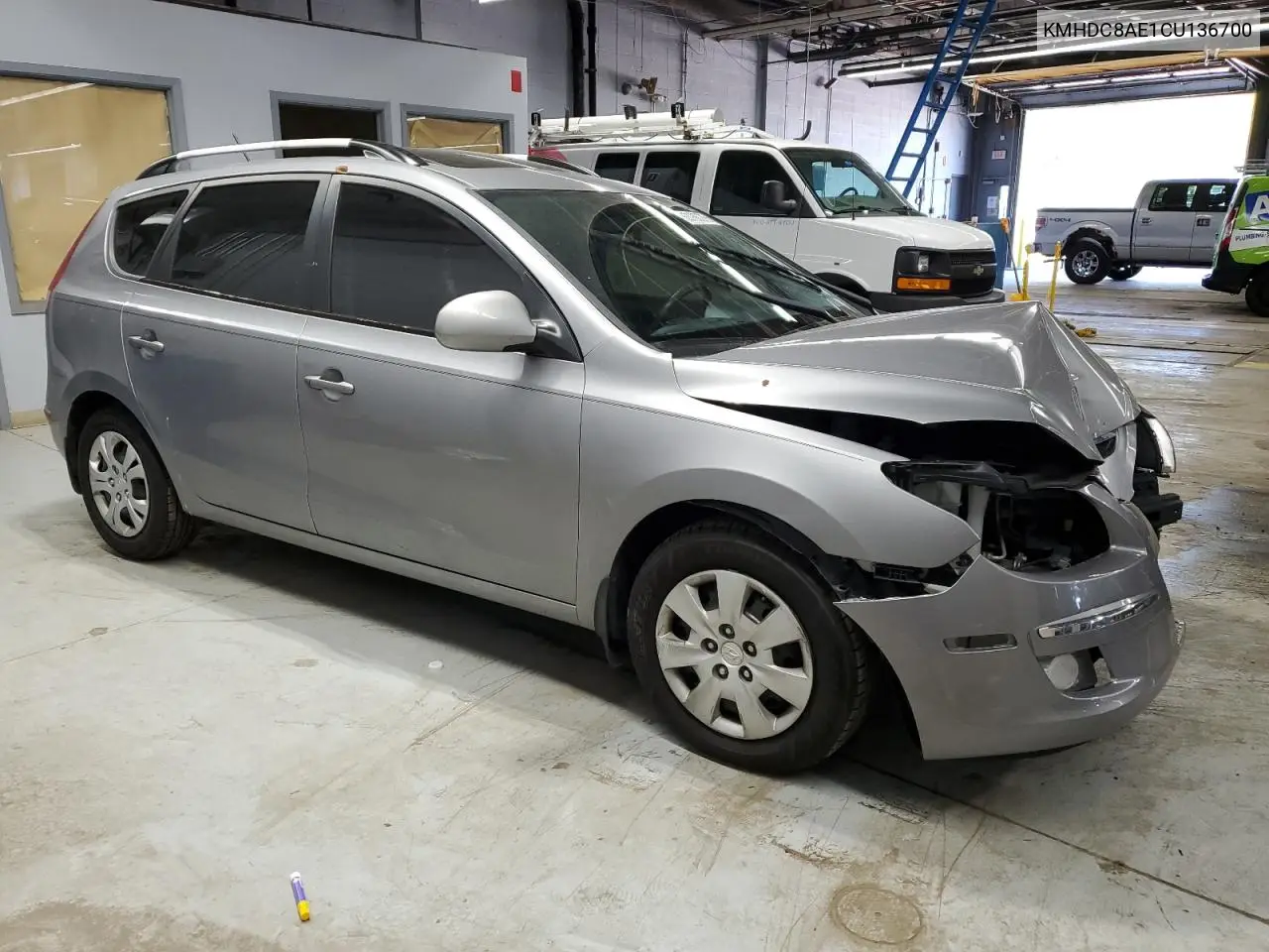 2012 Hyundai Elantra Touring Gls VIN: KMHDC8AE1CU136700 Lot: 63186275