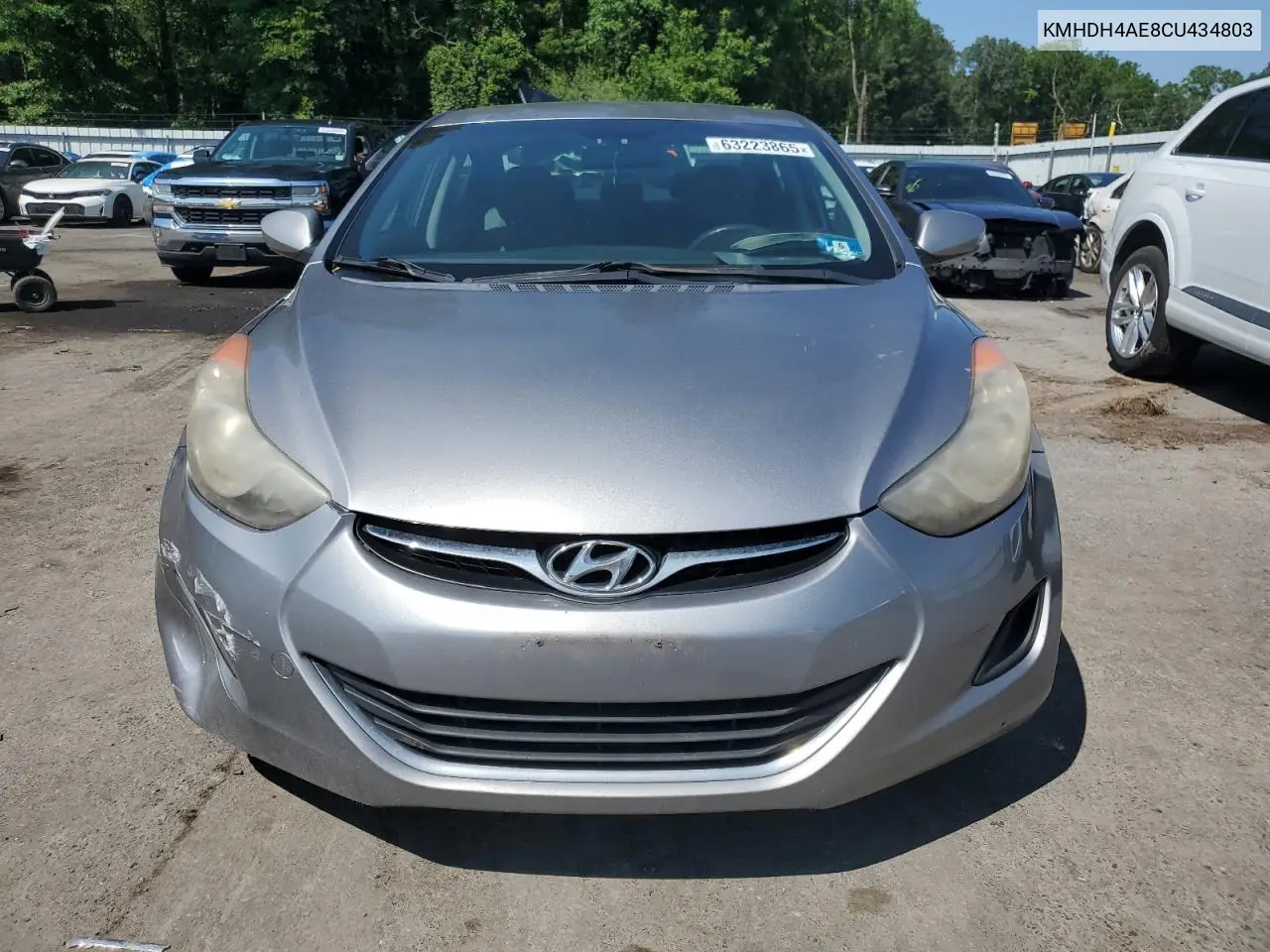2012 Hyundai Elantra Gls VIN: KMHDH4AE8CU434803 Lot: 63223865